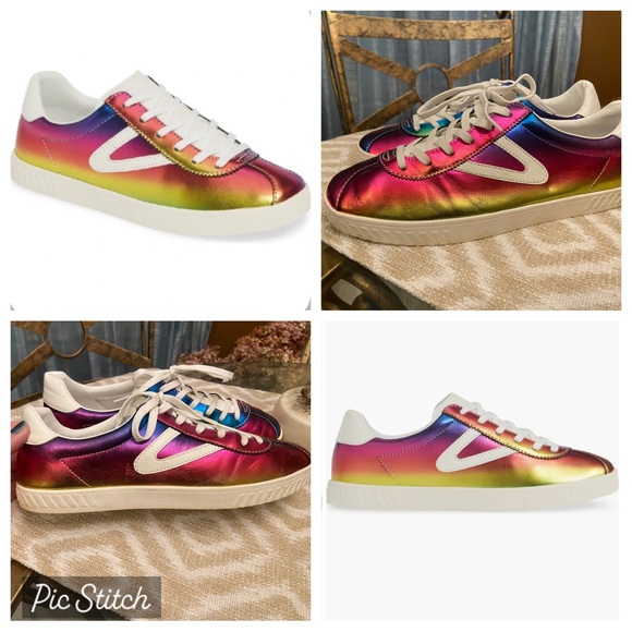 Tretorn Camden7 Iridescent Rainbow Sneaker